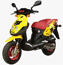 Black Cat - Contact us in Lexington, Kentucky, for mopeds; we're your top source for motorized scooters!