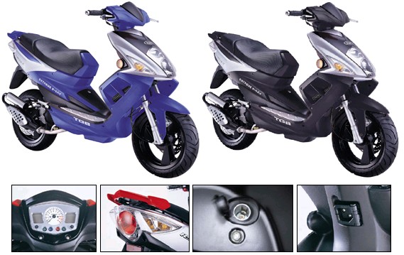 The R50X - Contact us in Lexington, Kentucky, for mopeds; we're your top source for motorized scooters!